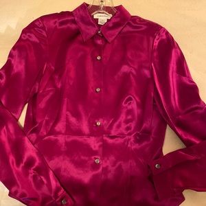 Designer Calvin Klein silk blouse